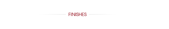 Finishes